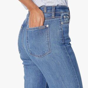 7 For All Mankind Ultra High-Rise Dojo Jeans in Pinyon | Size 28 | Wide Leg